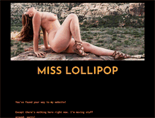 Tablet Screenshot of miss-lollipop.com